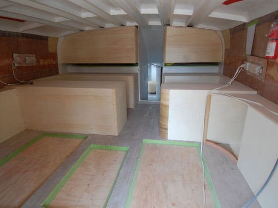 Bayliss 64-foot Parranda boat build
