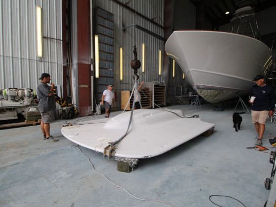 Bayliss 64-foot Parranda boat build