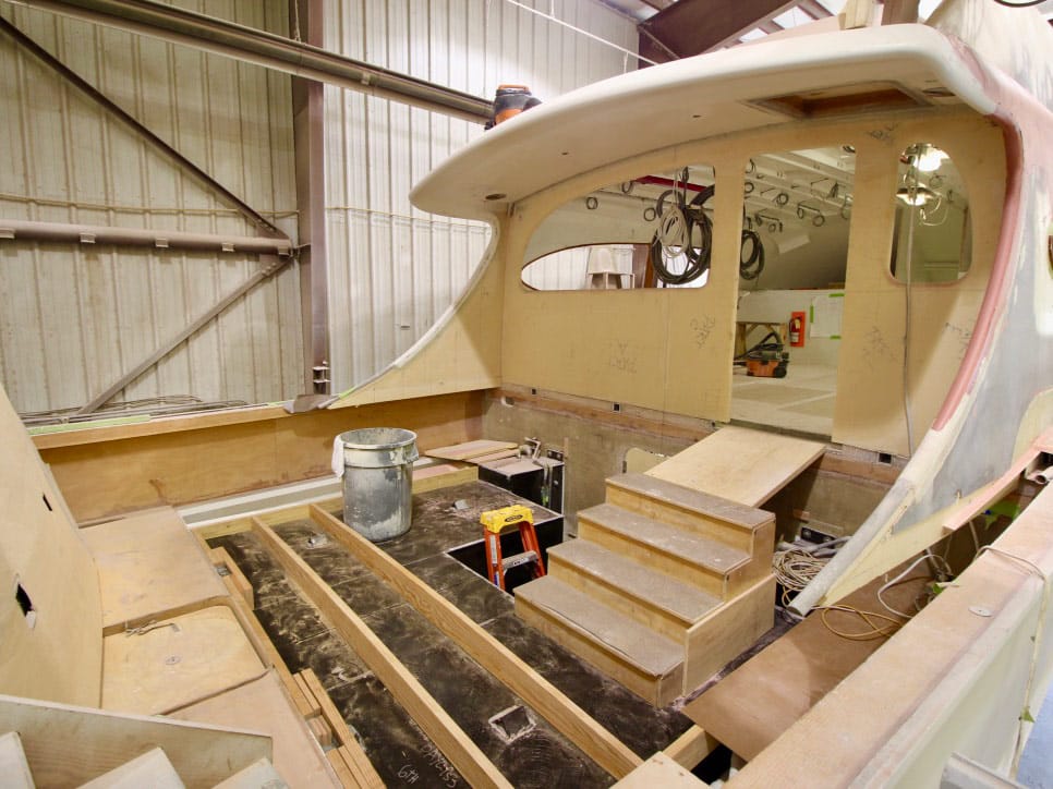 Bayliss Boatworks Hull 22, 64-foot Lor-a-Di