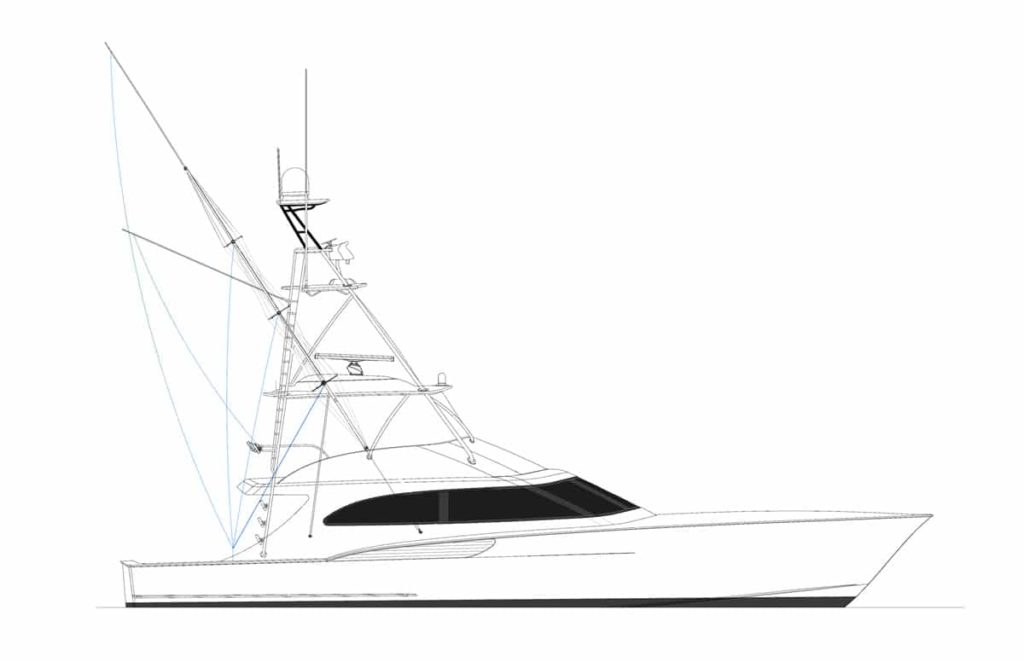 Jarrett Bay 64 foot Contango boat build progress
