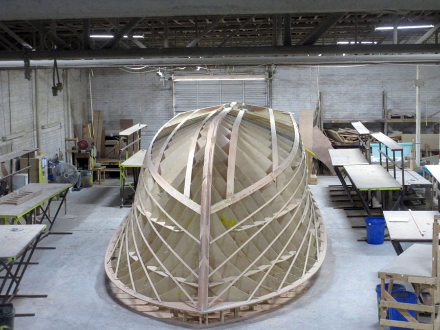 Jarrett Bay 64 foot Contango boat build progress