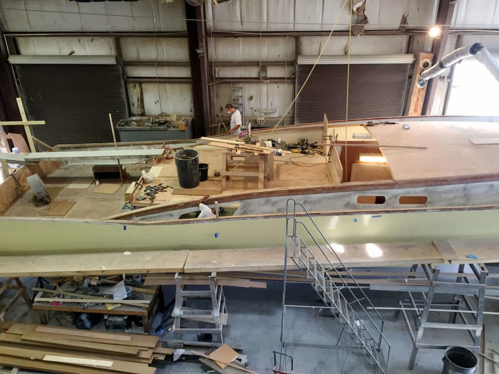 Jim Smith 60-foot Walkaround Boat Build