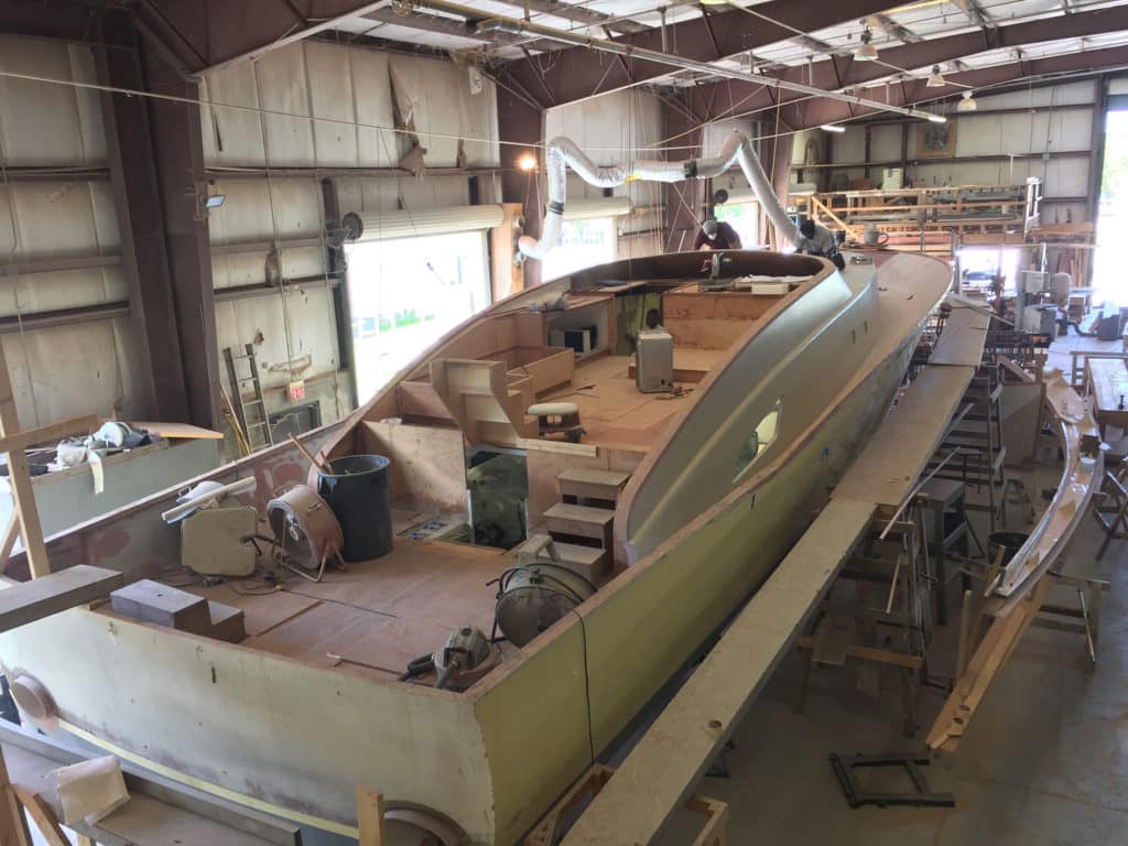 Jim Smith 60-foot Walkaround Boat Build