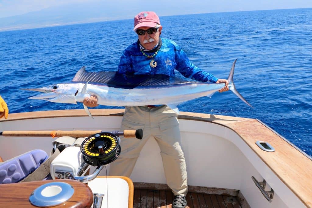 pacific shortbill spearfish caught by dr. martin arostegui