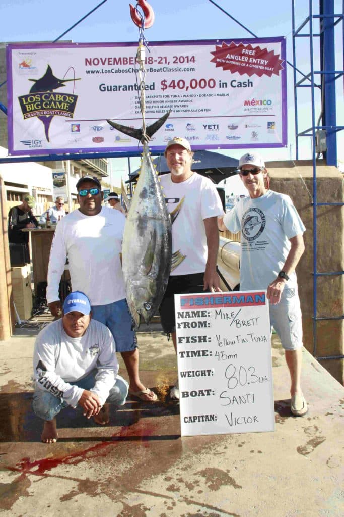 Mike Rosi - Third Place Tuna - 80.3 lbs.