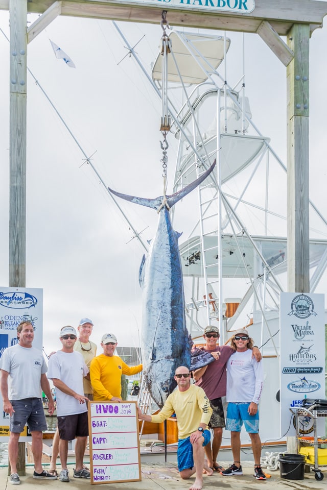 Molly Whopper with a nice blue marlin