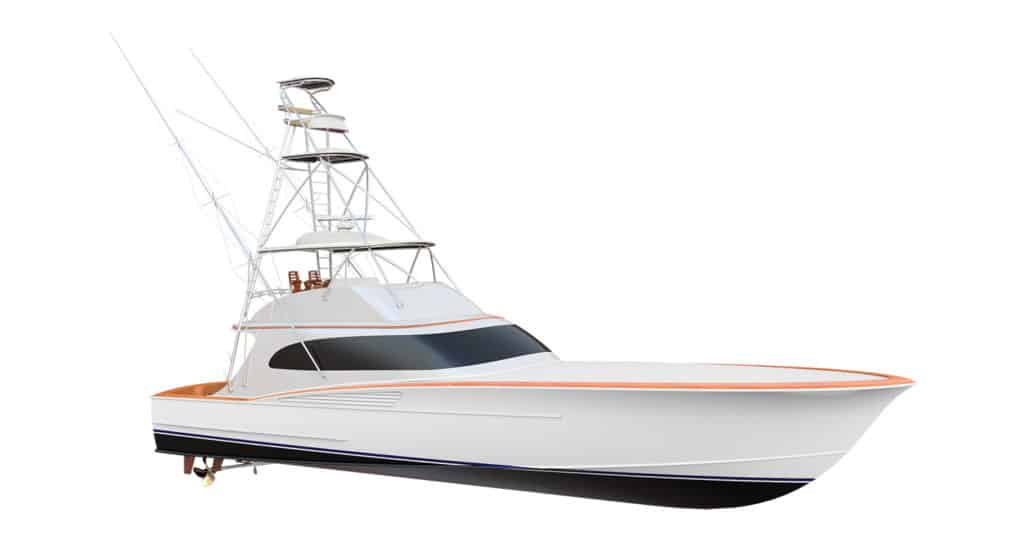 digital rendering of a new Ricky Scarborough boat