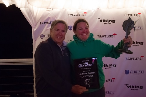 nicole ely irish twin top lady angler 2017 viking key west challenge