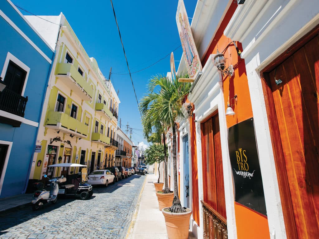 old san juan streets architecture