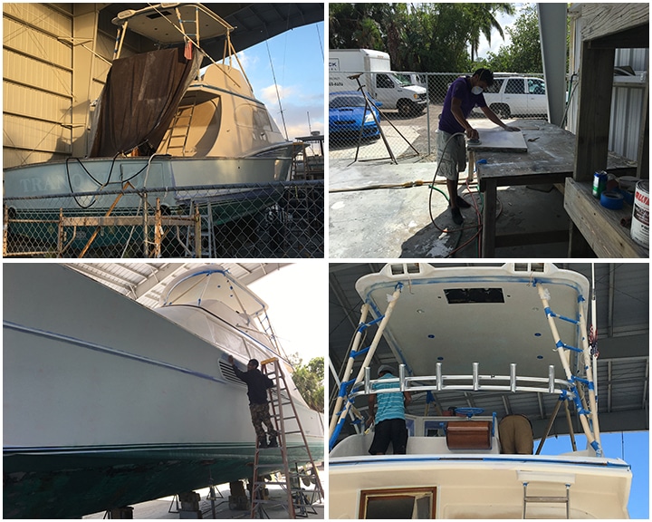 Tanquilo getting prepped for new paint