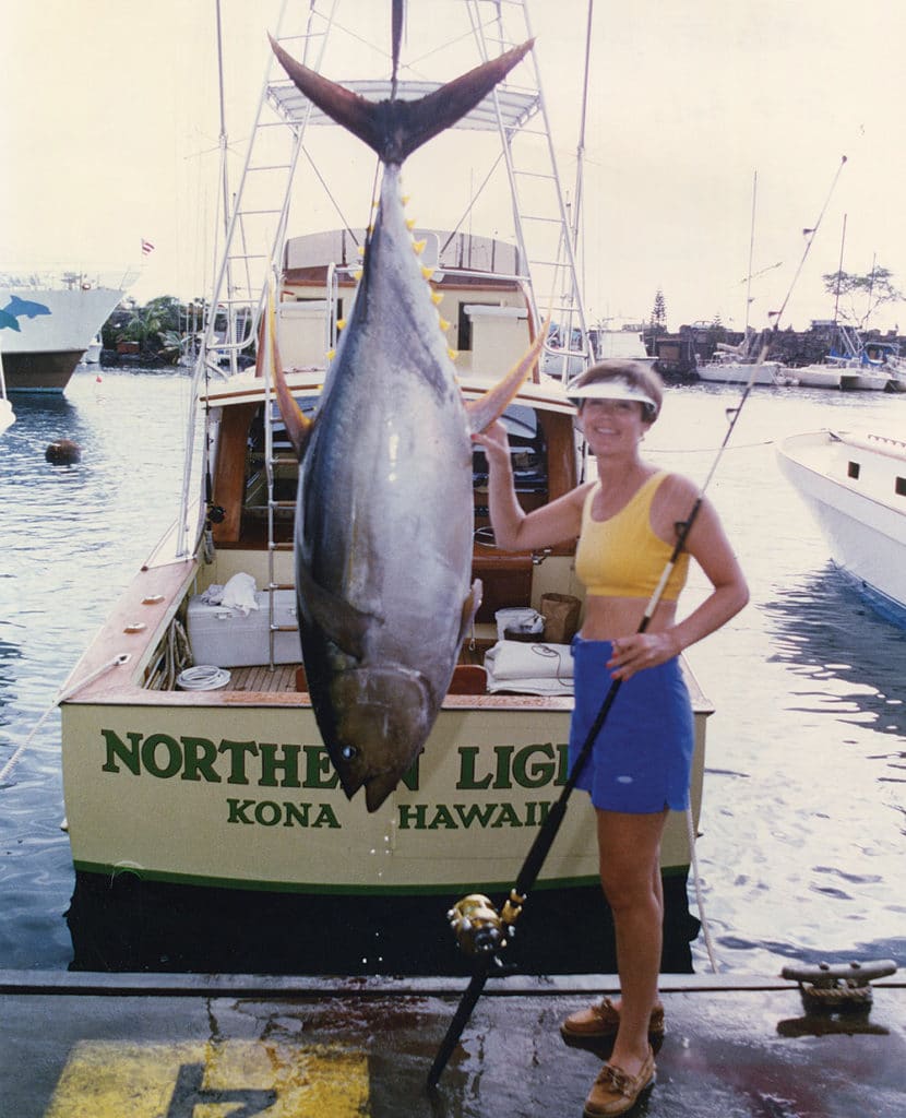 pam basco world record yellowfin tuna kona hawaii
