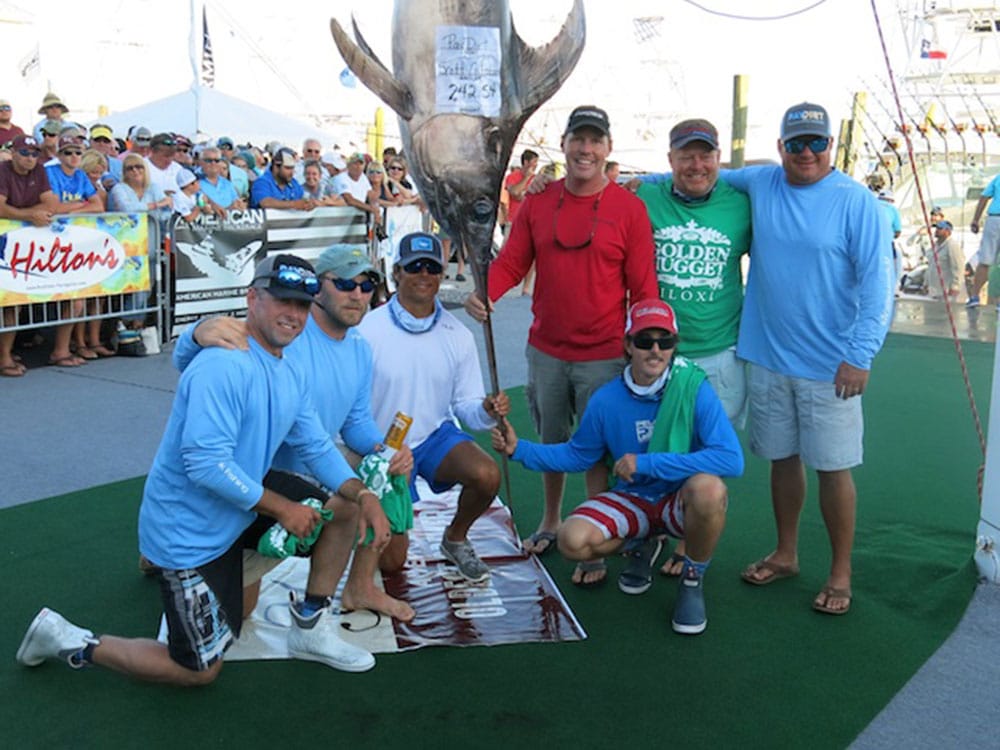 2017 mississippi gulf coast billfish classic pay dirt top swordfish state record