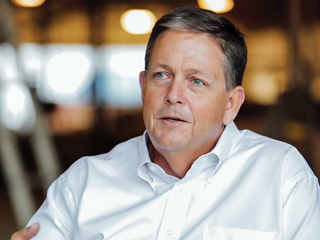 A portrait of Randy Ramsey, president of Jarrett Bay Boatworks.