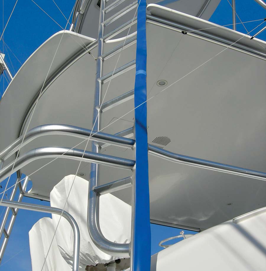 boat tower scratch guard