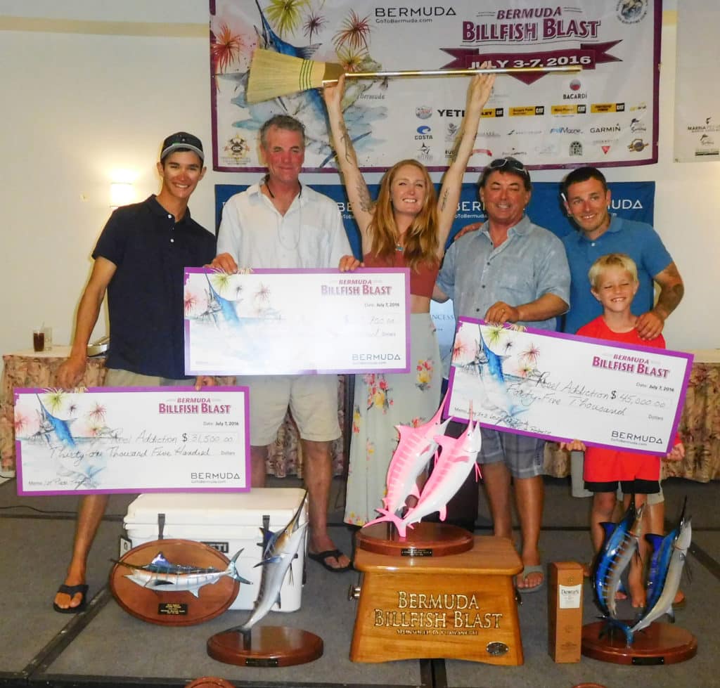 Reel Addiction winner 2016 Bermuda Billfish Blast Stephanie Choate