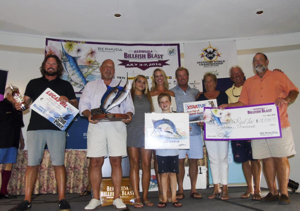 2016 Bermuda Billfish Blast Reel Lax second place