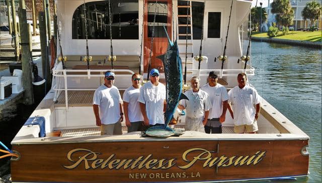 Relentless Pursuit tournament fishing team Gulf of Mexico Jim Smith Tournament Boats 95