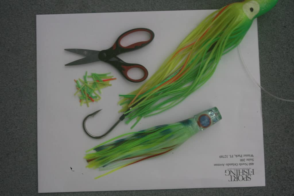 lure trimmed