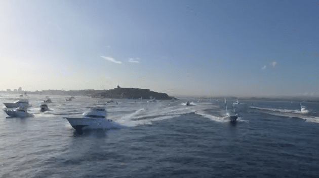 el morro shootout san juan puerto rico boats running offshore
