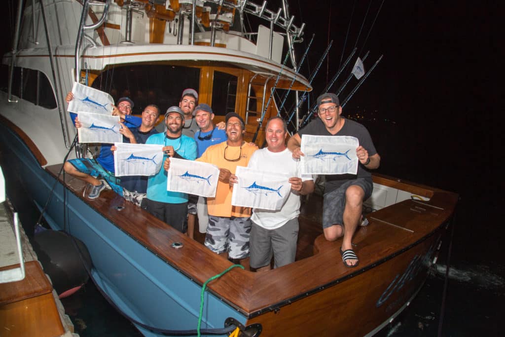 2016 Scrub Island Blue Marlin Invitational Jichi six blue marlin flags
