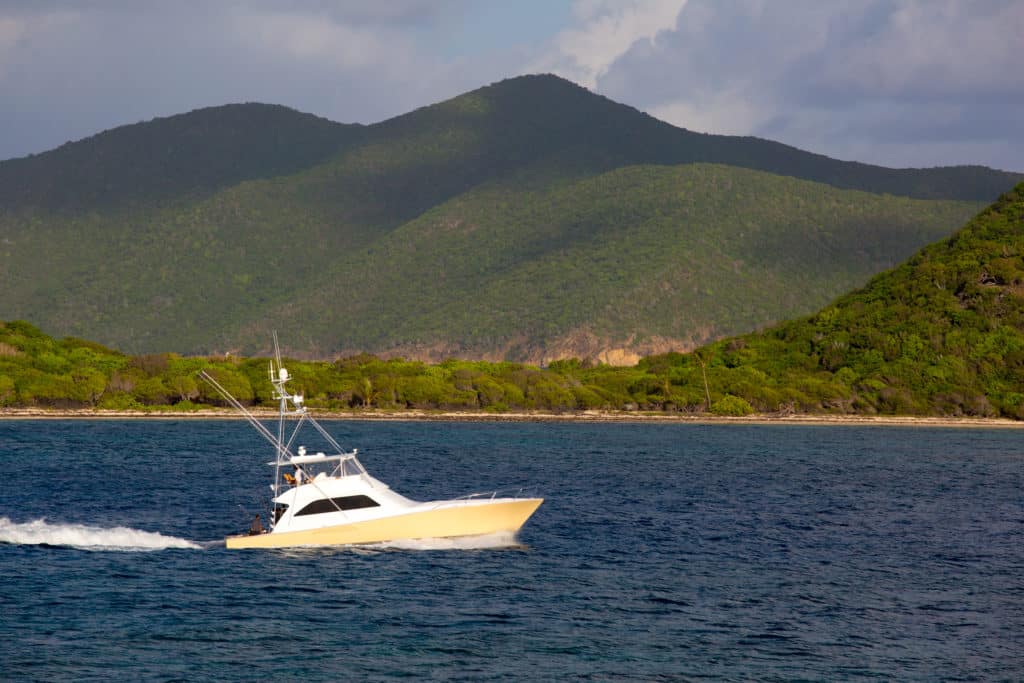 2016 Scrub Island Blue Marlin Invitational British Virgin Islands boat trolling for marlin