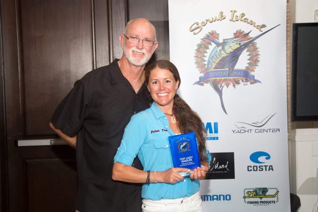 2016 Scrub Island Blue Marlin Invitational Prime Time Lisa Evans top lady angler