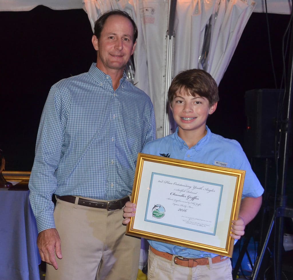 Governor's Cup awards Youth Angler category