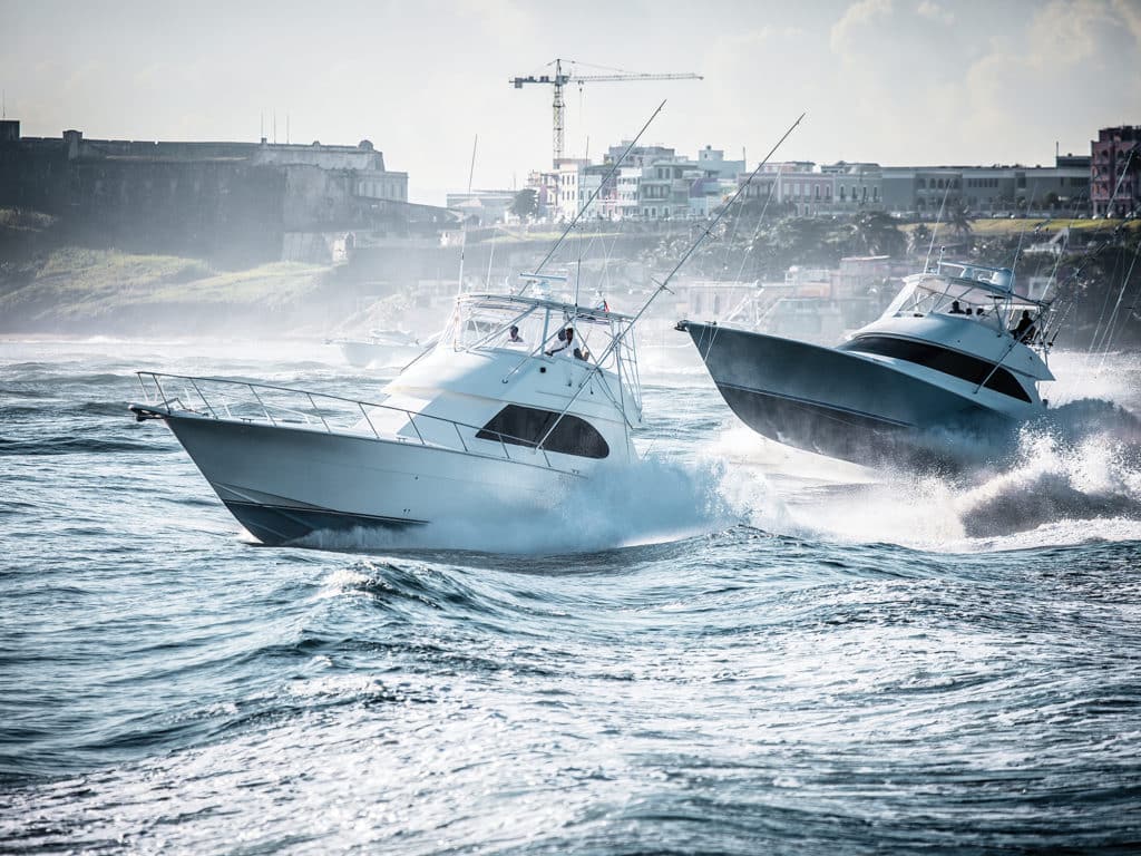 2016 International Billfish Tournament of San Juan, Puerto Rico boats running