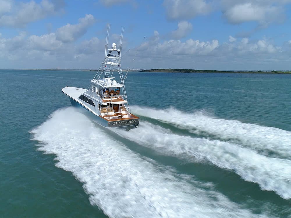 spencer yachts 74 on the water