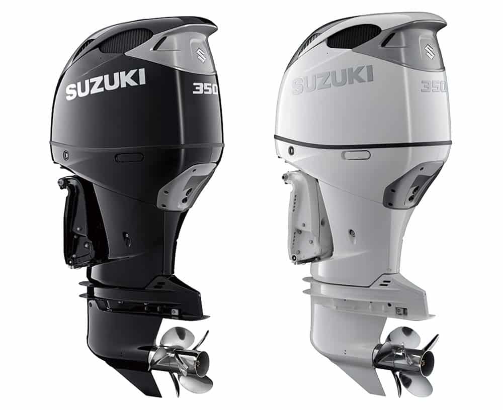 two suzuki marine outboard engines