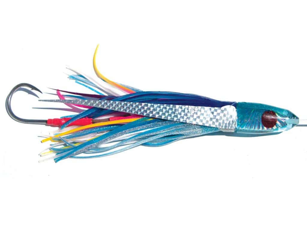 A heavy tackle fishing lure.