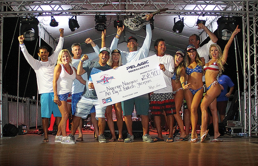 Team Nigerian Navigator at the Pelagic Rockstar Offshore Tournament.