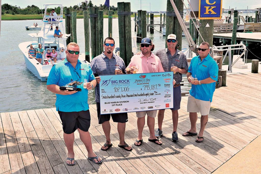 Team Top Dog at the Big Rock Blue Marlin Tournament