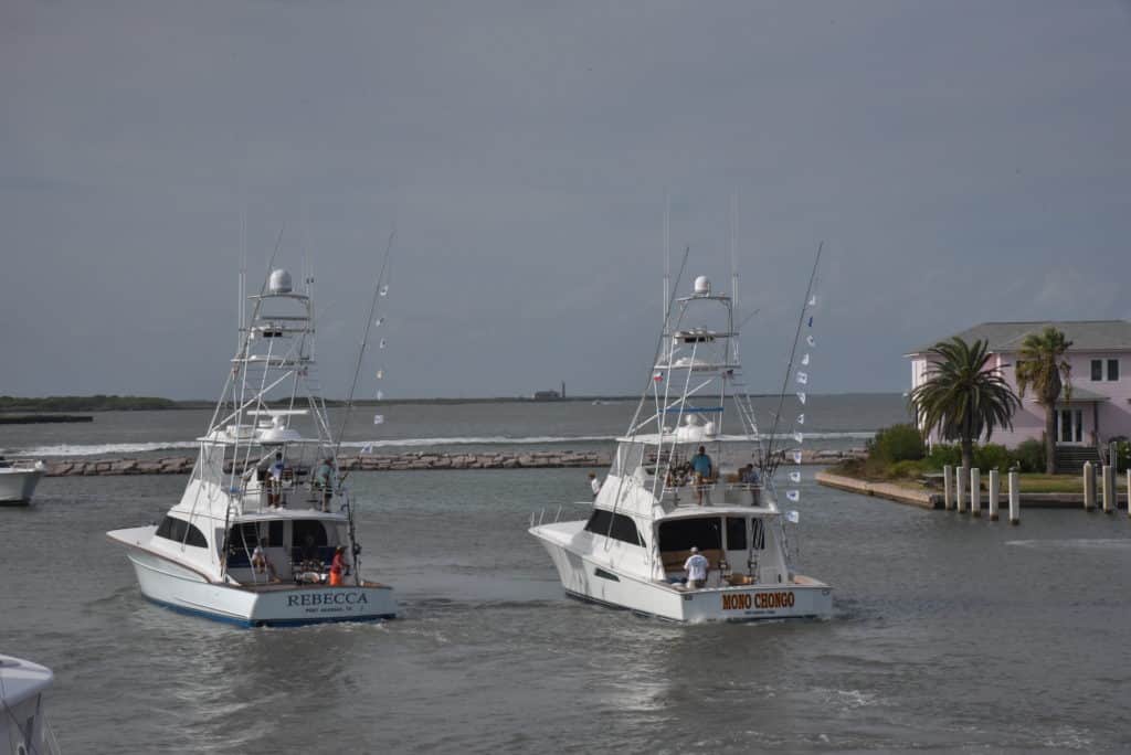 2016 Texas Legends Billfish Tournament rebecca mono chongo release flags