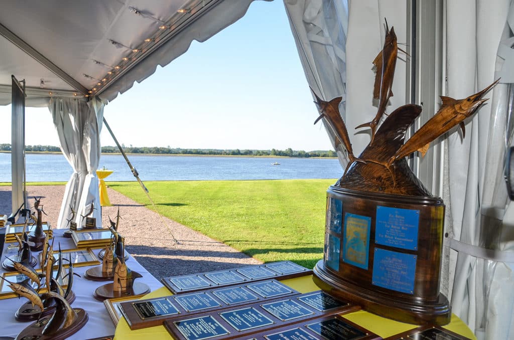 Perpetual Trophy at Governor's Cup Series awards banquet