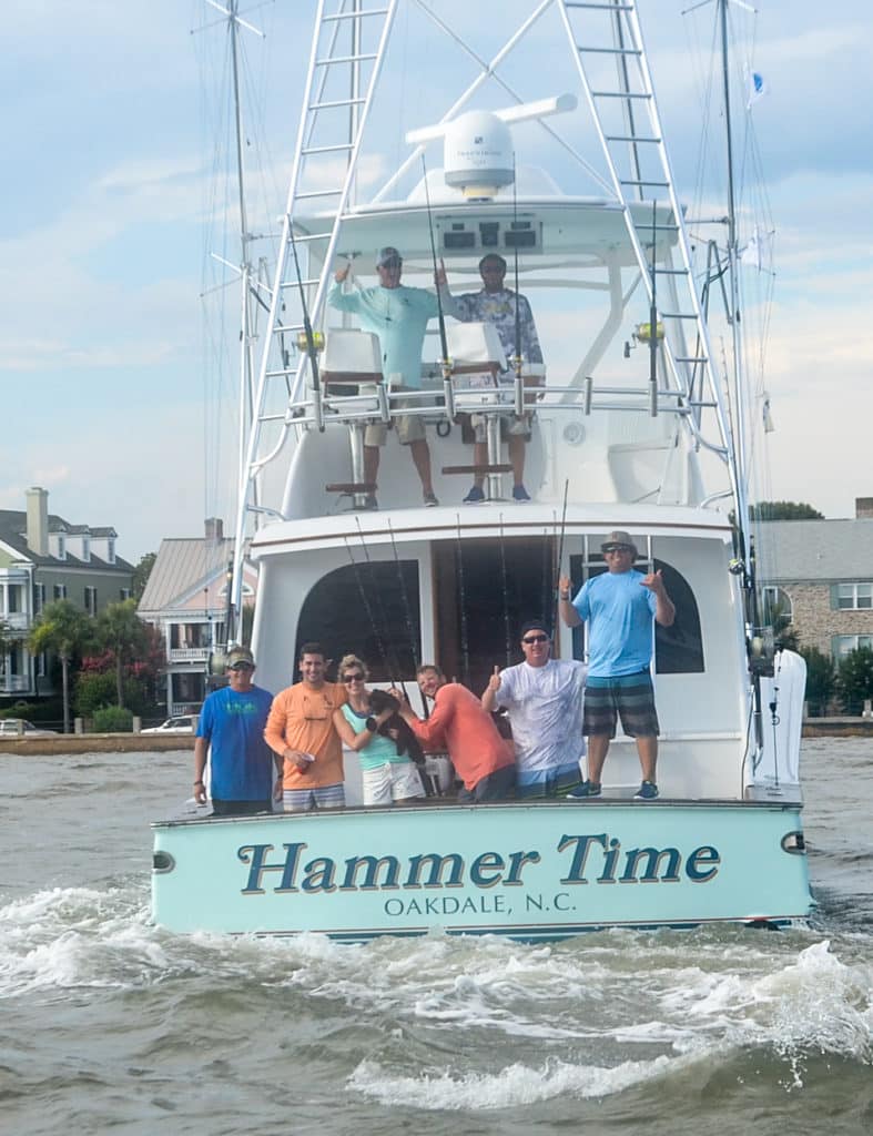 2016 Megadock Billfishing Tournament South Carolina Governor's Cup Billfishing Series hammer time first place team