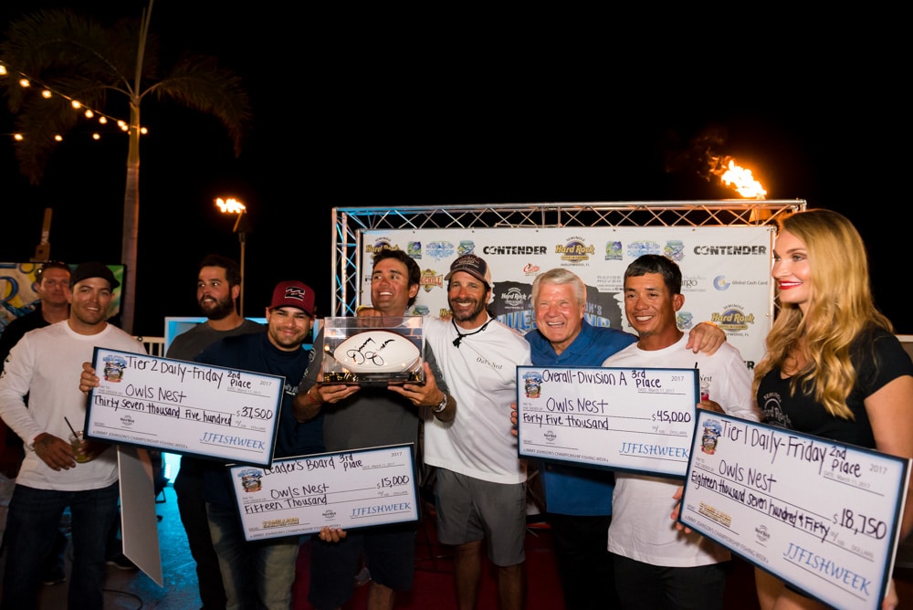 third place team 2017 Jimmy Johnson's National Billfish Championship