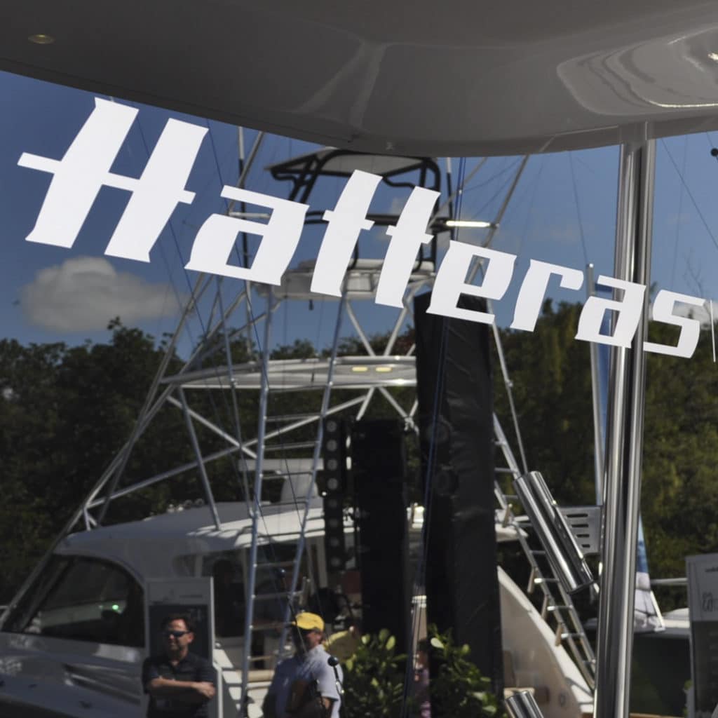 Hatteras Yachts Miami Boat Show