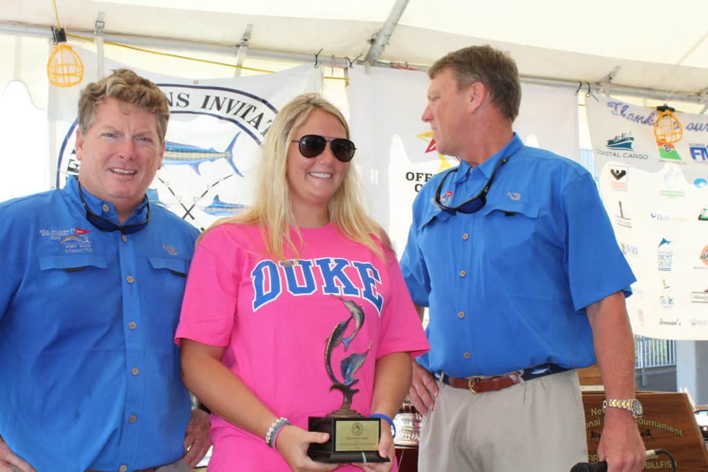 2016 New Orleans Invitational Billfish Tournament Maddie Giambelluca top lady angler