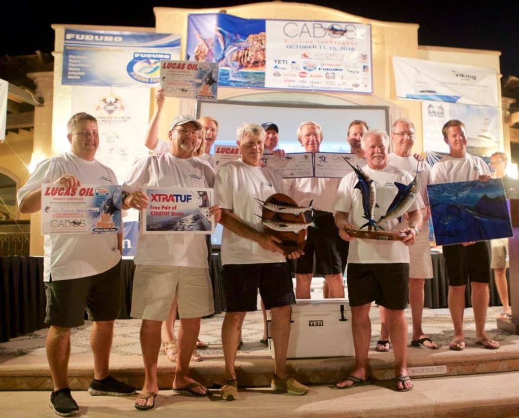 2016 Los Cabos Billfish Tournament top release team