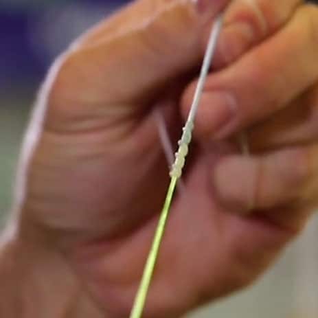 How To Splice A Loop In Hollow Core Braided Line WITHOUT A NEEDLE