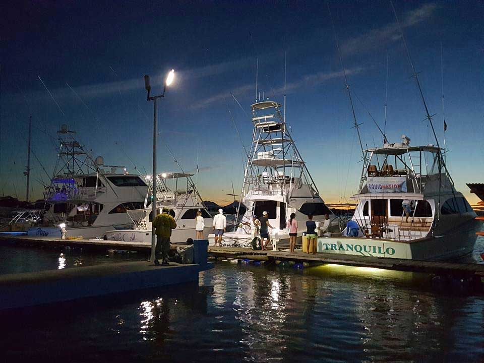 Boats at dock in El Salvador