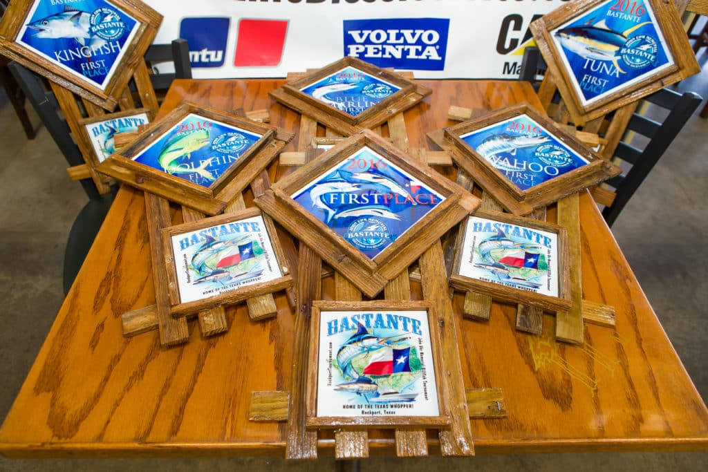 2016 Bastante John Uhr Memorial Billfish Tournament trophies