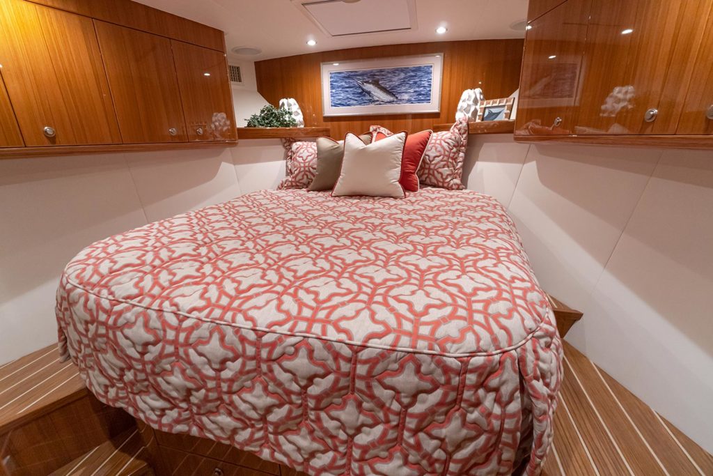 Interior stateroom of the Viking 46 Billfish.