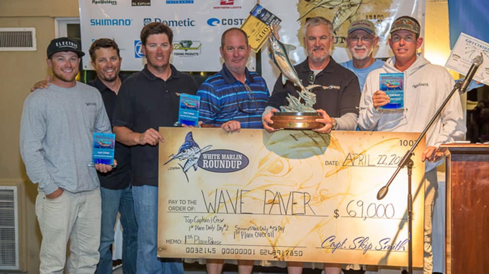 2017 White Marlin Roundup wave paver first place team jr davis