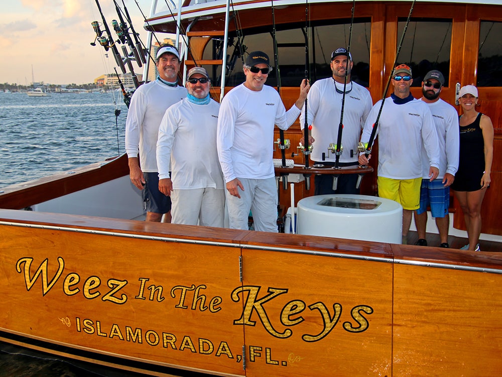 Weez in the Keys sport-fishing team in South Florida