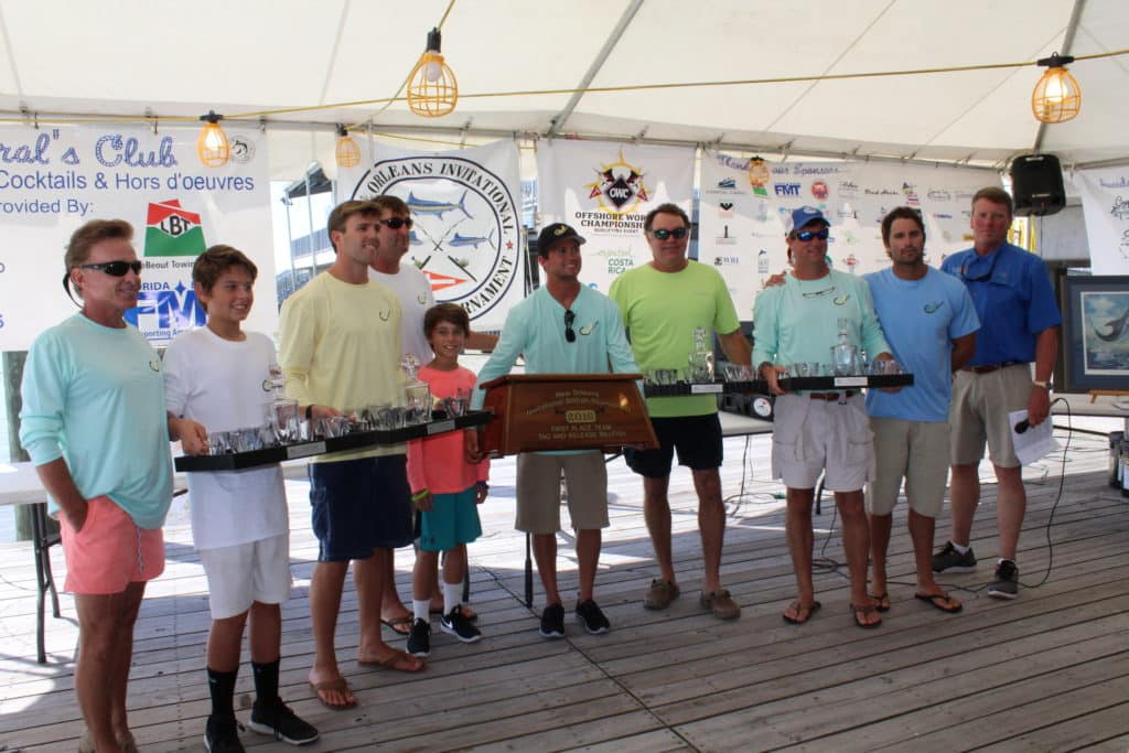 2016 New Orleans Invitational Billfish Tournament Wild Hooker first place team