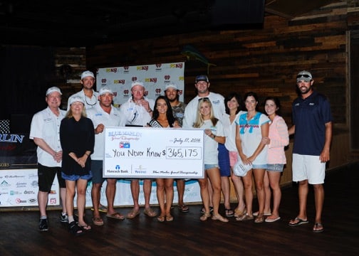 2016 Blue Marlin Grand Championship You Never Know first place