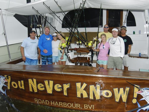 You Never Know tournament fishing team Gulf of Mexico F&S Boats 72