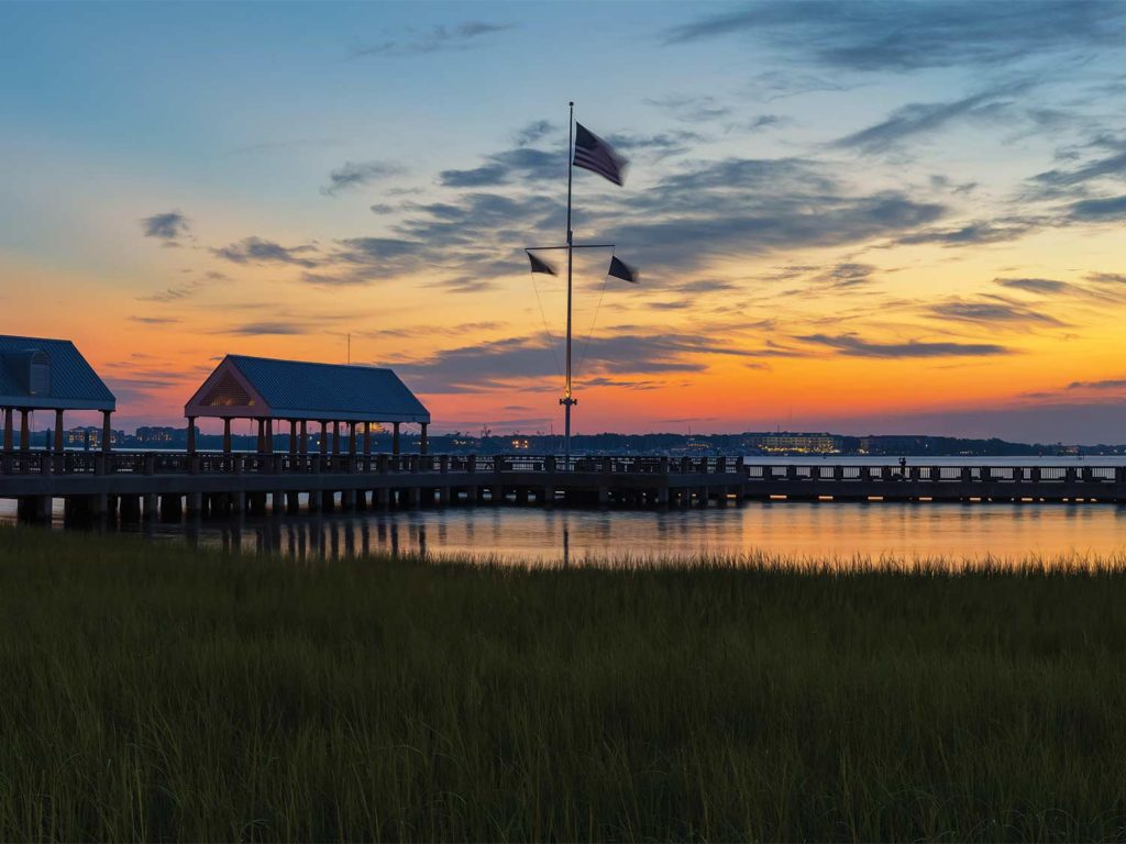 Charleston Waterfront Pier.